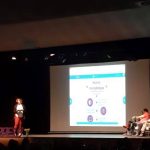 Nuestra compañera Ana Pérez presentando la comunicación “Lenguaje Musical: una metodología diferente”, dentro del VI Congreso Nacional de Educación Musical Congreso "Con Euterpe"